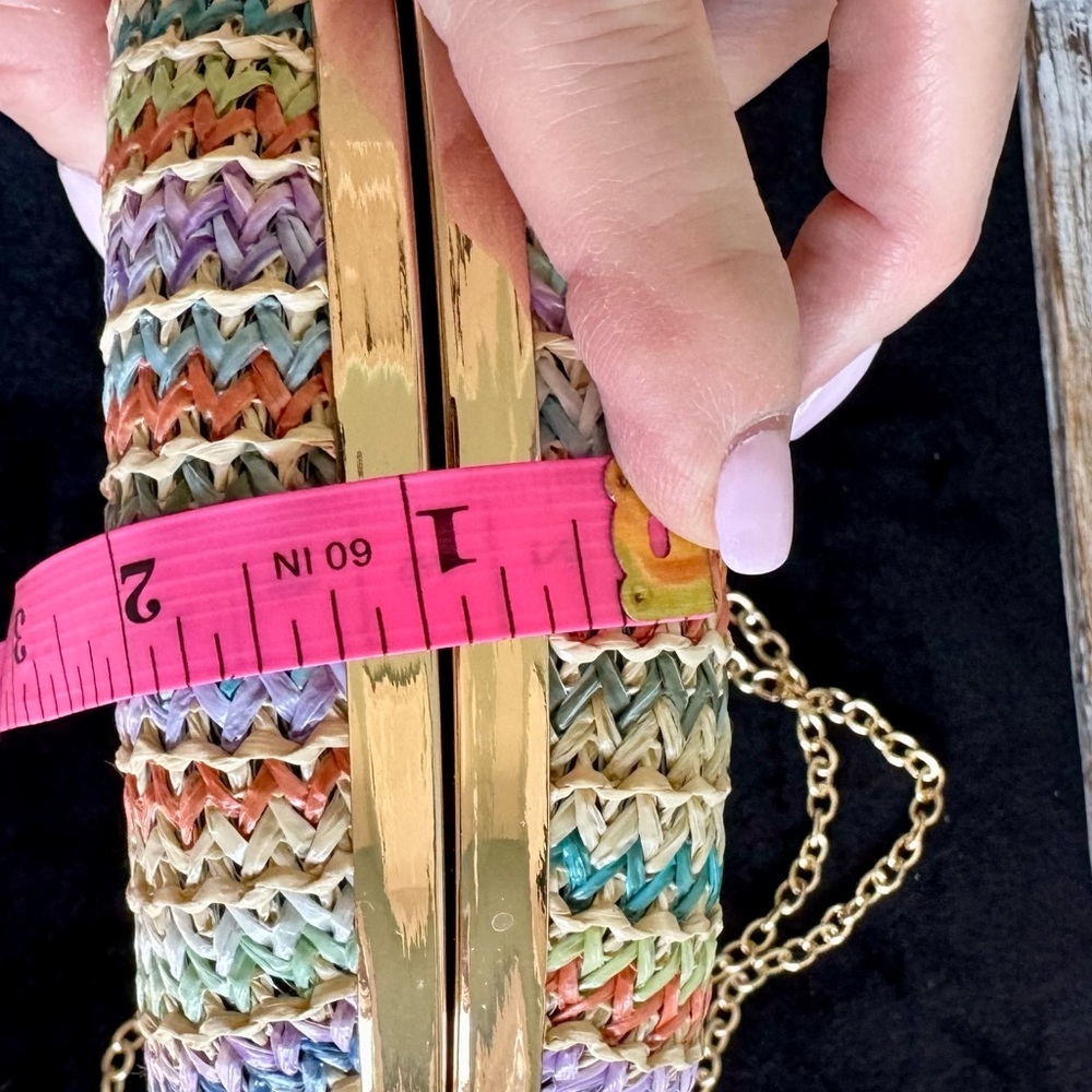 NWOT Spring bag with interchangeable long or short chains perfect for Easter - Picture 7 of 9